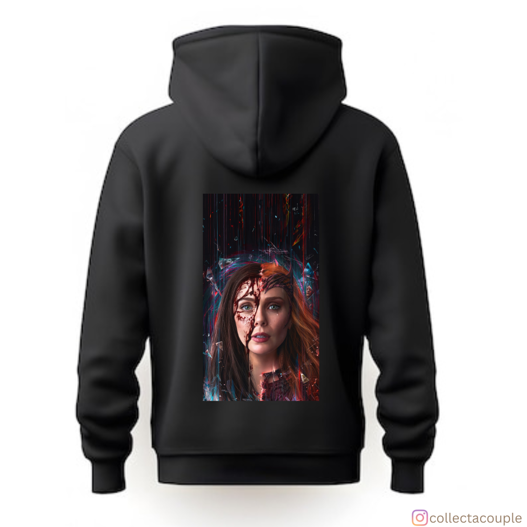 Scarlet Witch : Split Face Unisex Hoodie