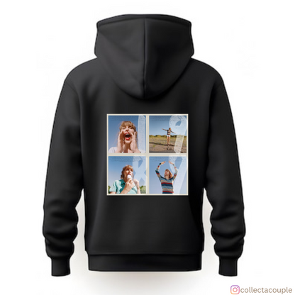 Taylor Swift: 1989 Collage 2 Unisex Hoodie (front & back print)