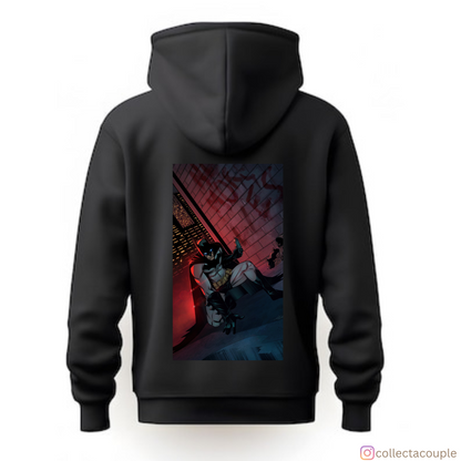 Batman: Pose Unisex Hoodie (front & back print)