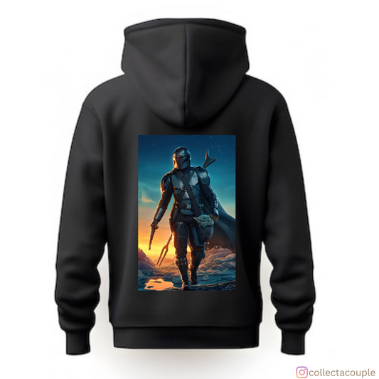 Mandalorian: Mando with Grogu Unisex Hoodie