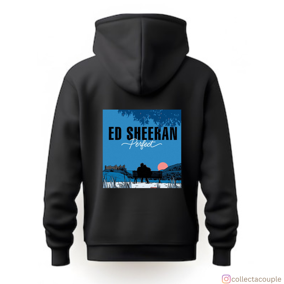 Ed Sheeran: Perfect Illustrated Unisex Hoodie (front & back print)