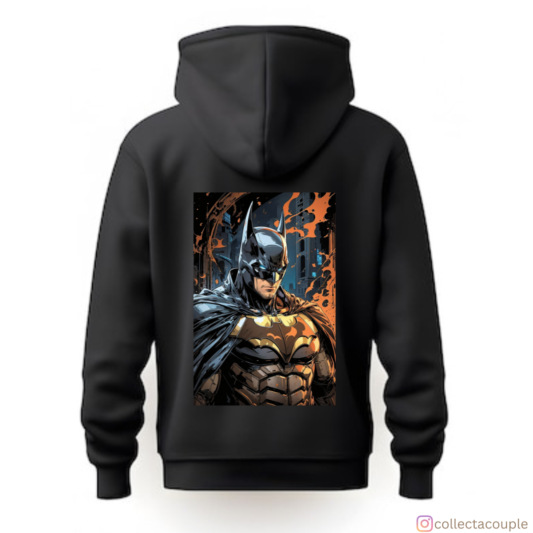 Batman: Pose Unisex Hoodie (front & back print)