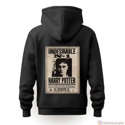 Harry Potter: Undesirable No. 1 Unisex Hoodie (front & back print)