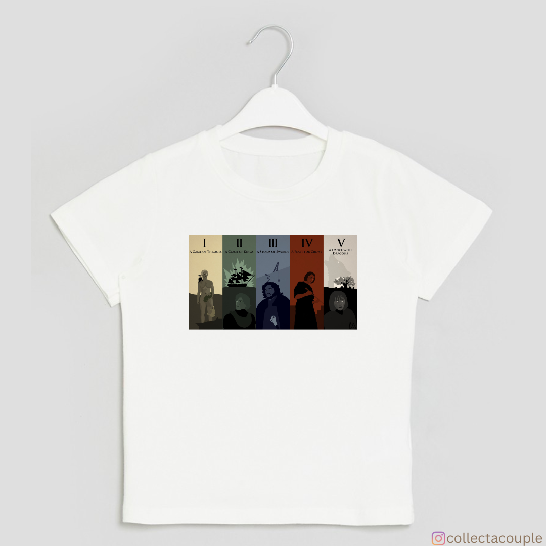 Game of Thrones: Book Series Illustration Unisex T-shirt