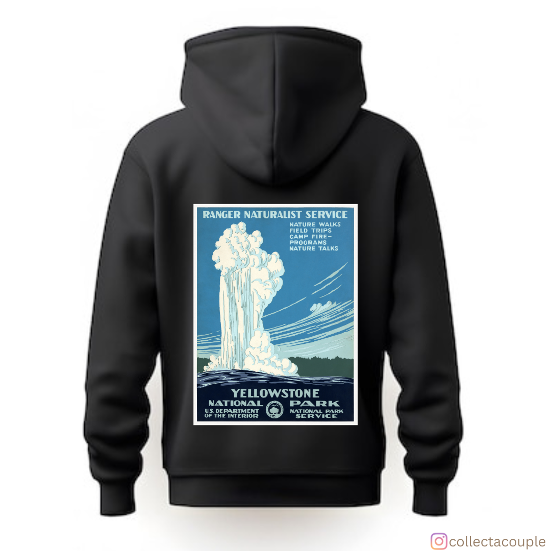 Yellowstone: Illustration Unisex Hoodie (front & back print)