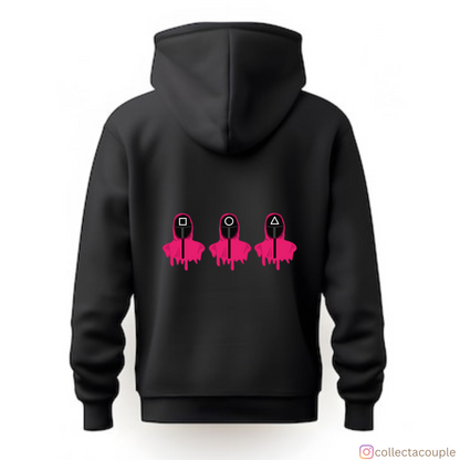 Squid Game: Illustrated Unisex Hoodie (front & back print)