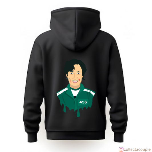 Squid Game: Seong Gi-hun Unisex Hoodie (front & back print)