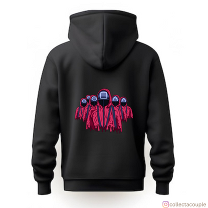 Squid Game: Illustrated (2) Unisex Hoodie (front & back print)