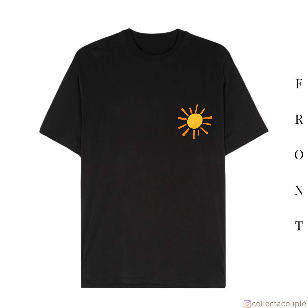 Sunshine: Quote Oversized Unisex T-shirt (front and back print)