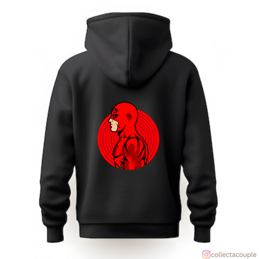 Daredevil: Illustrated Unisex Hoodie (front & back print)