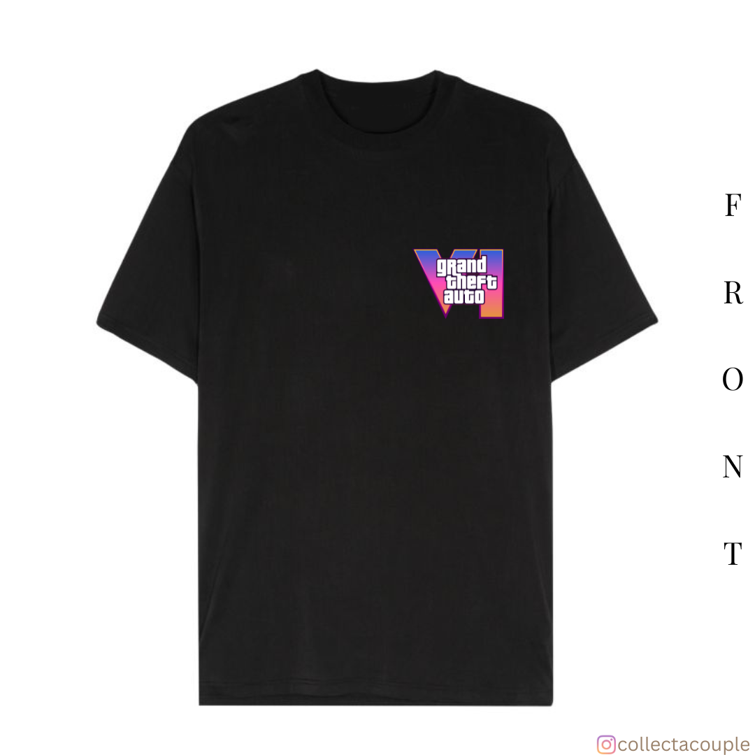 Grand Theft Auto: GTA VI Oversized Unisex T-shirt (front and back print)