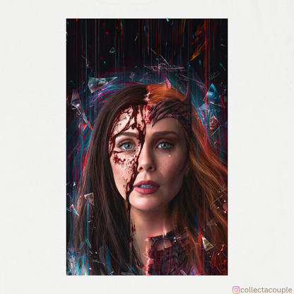 Scarlet Witch: Wanda & Scarlet Split Unisex T-shirt