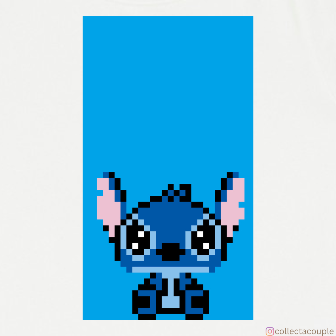 Stitch: Pixelated Unisex T-shirt