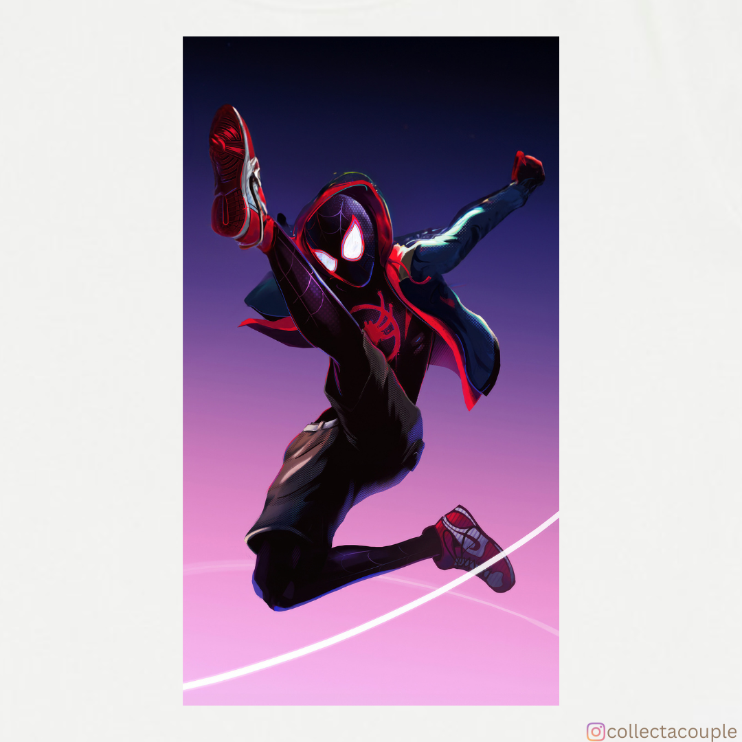 Spider-Man Across the Spiderverse: Miles Morales kick Unisex T-shirt