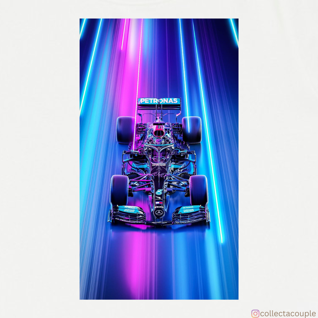 Lewis Hamilton: Colourful Car Unisex T-shirt