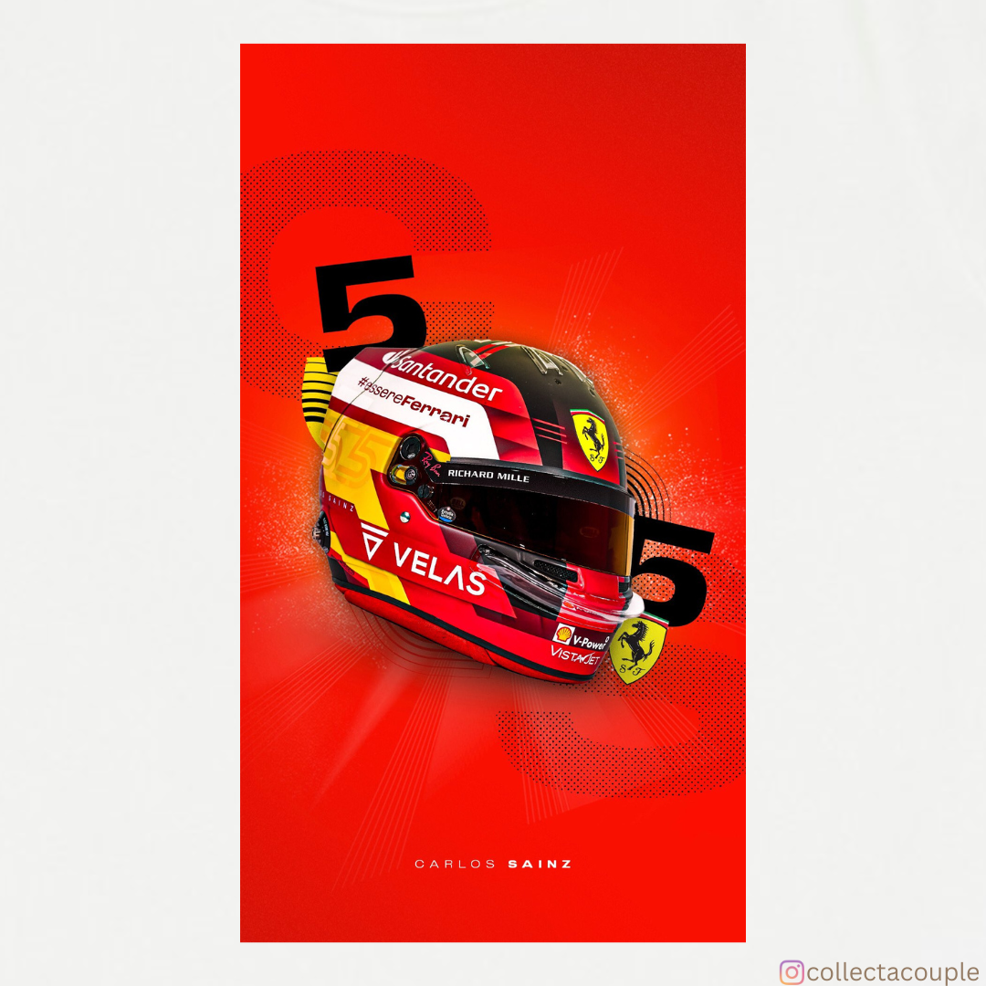 Carlos Sainz: 5 Helmet Unisex T-shirt