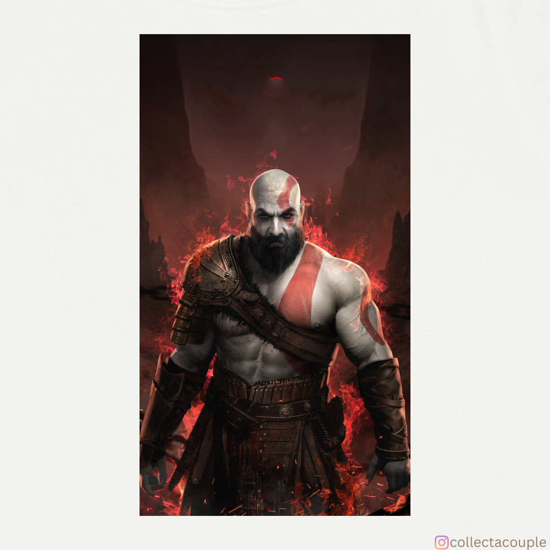 God of War: Kratos on Fire Unisex T-shirt