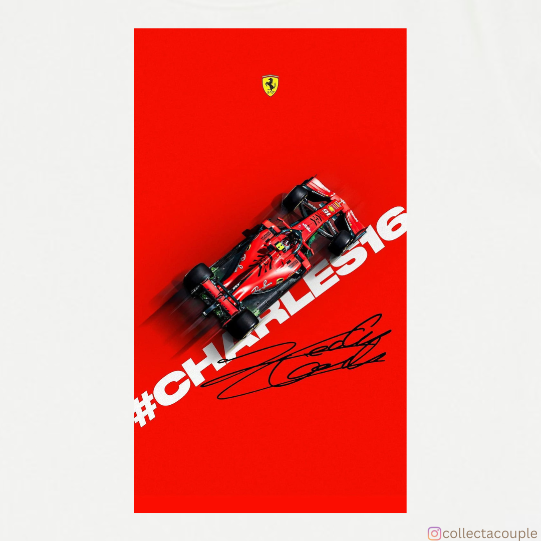 Charles Leclerc: Race Car Unisex T-shirt