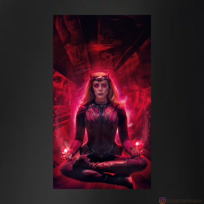 Scarlet Witch: Elevated Unisex Hoodie (front & back print)