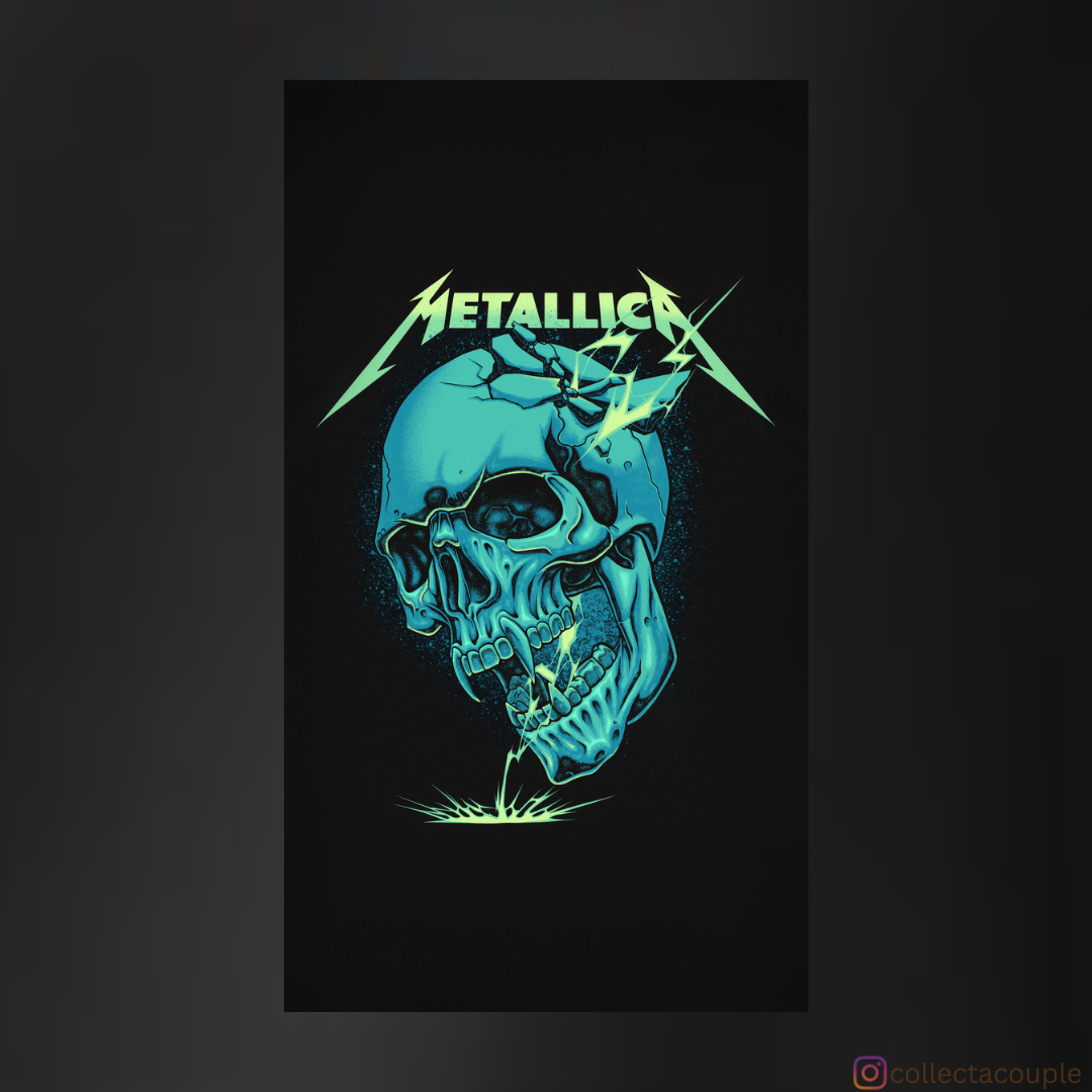 Metallica: Skull Unisex Hoodie (front & back print)