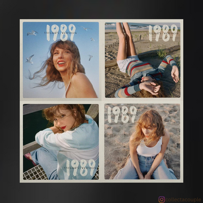 Taylor Swift: 1989 Collage Unisex Hoodie (front & back print)