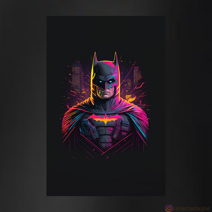 Batman: Colourful Unisex Hoodie (front & back print)