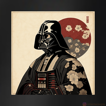 Star Wars: Darth Vader Floral Unisex Hoodie (front & back print)