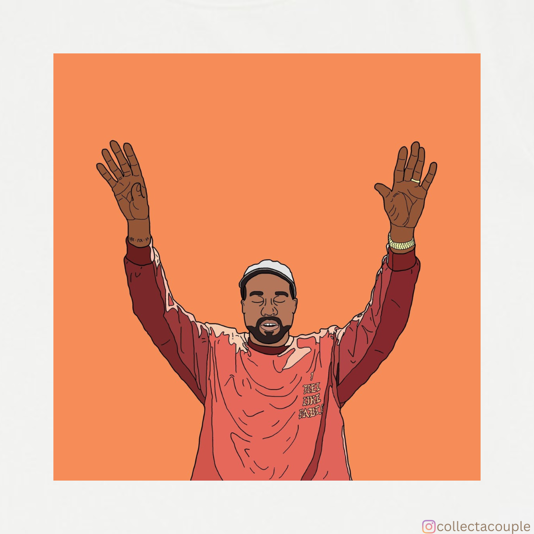 Kanye West: Illustrated Unisex T-shirt