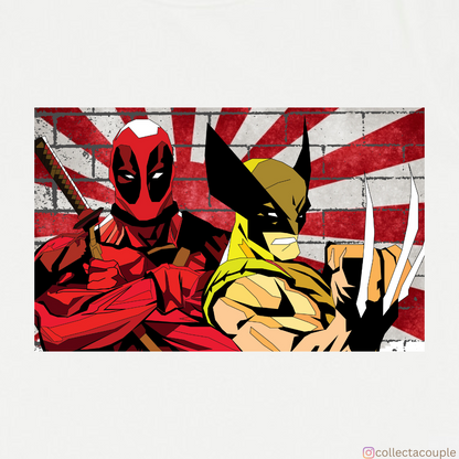 Deadpool & Wolverine: Duo Illustrated Unisex T-shirt