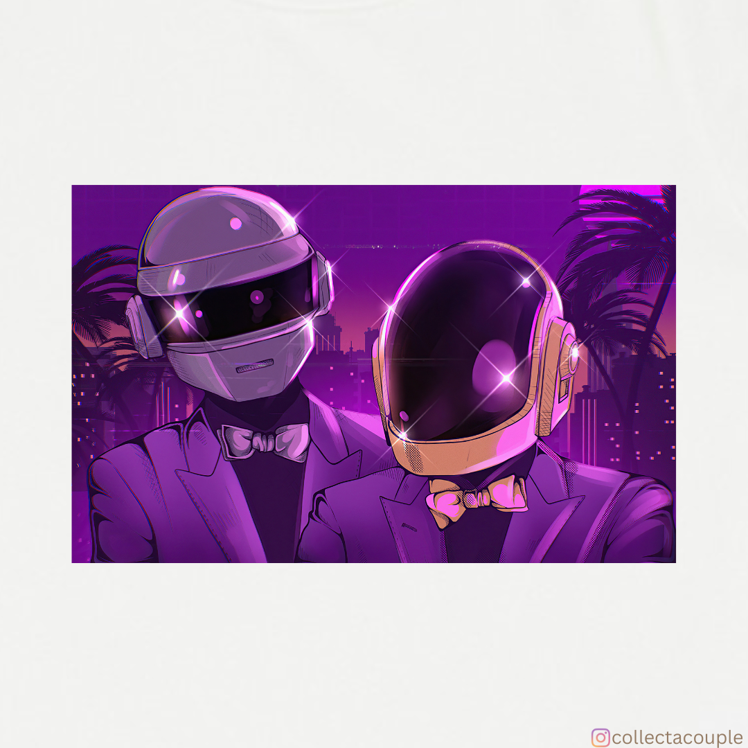 Daft Punk: Purple Unisex T-shirt