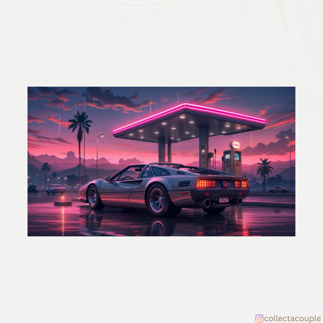 Sports Car: At sunset Unisex T-shirt