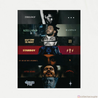 The Weeknd: Discography Unisex T-shirt