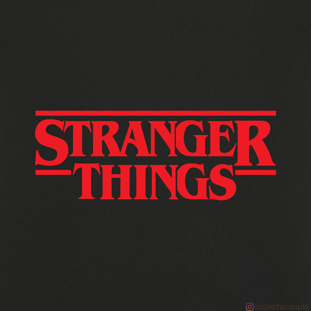 Stranger Things: Upside Down Illustrated Oversized Unisex T-shirt (front and back print)