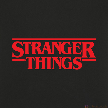 Stranger Things: Upside Down Illustrated Oversized Unisex T-shirt (front and back print)