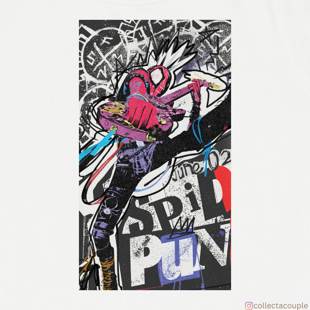 Spider Verse: Spider Punk 1 Oversized Unisex T-shirt (front and back print)