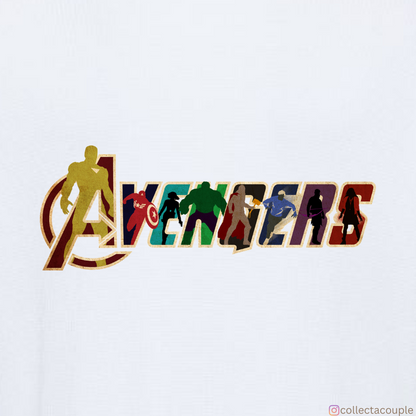 Avengers: Illustration Oversized Unisex T-shirt (front and back print)