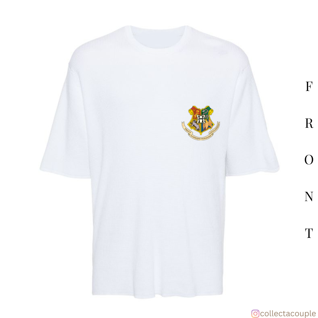 Harry Potter: Hogwarts is my home Oversized Unisex T-shirt (front and back print)