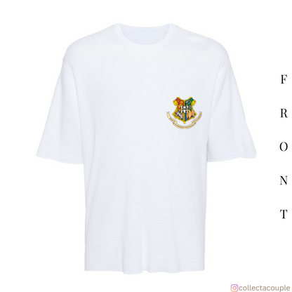 Harry Potter: Hogwarts is my home Oversized Unisex T-shirt (front and back print)