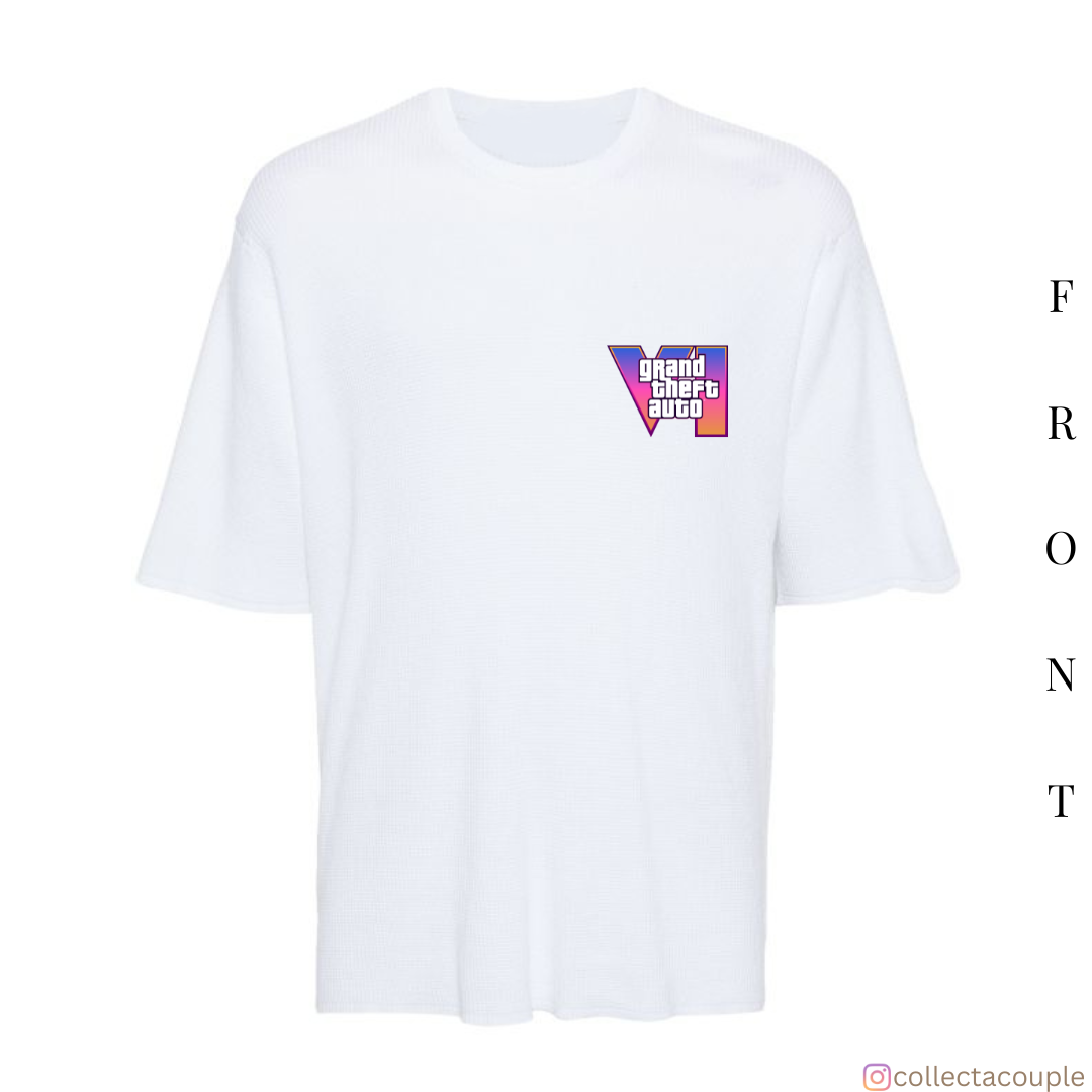 Grand Theft Auto: GTA VI Oversized Unisex T-shirt (front and back print)
