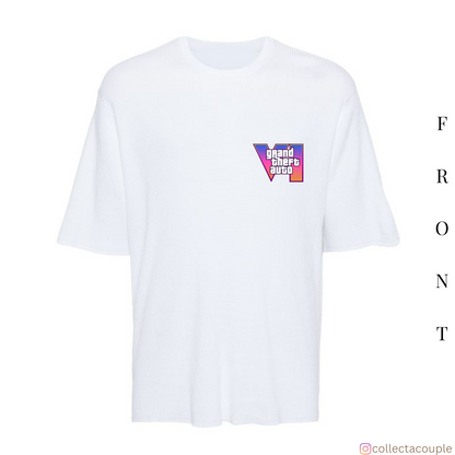 Grand Theft Auto: GTA VI Oversized Unisex T-shirt (front and back print)