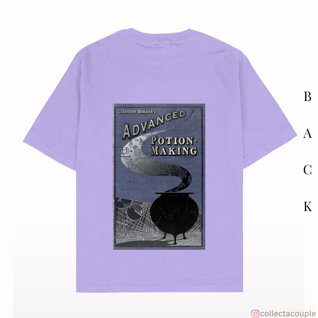 Harry Potter: Advanced Potion Making Oversized Unisex T-shirt (front and back print)