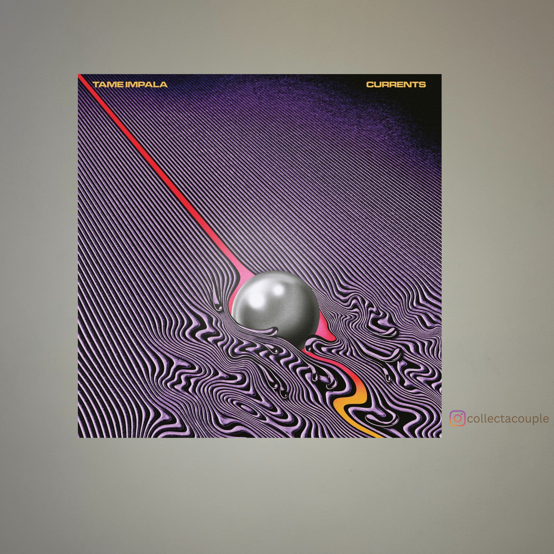 Tame Impala: Currents Album Cover Poster Hardboard – CollectACouple