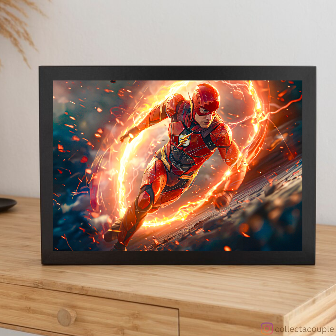 The Flash: In Action Framed Poster