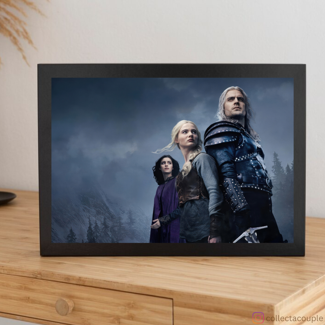The Witcher: Geralt, Siri & Yennifer Framed Poster