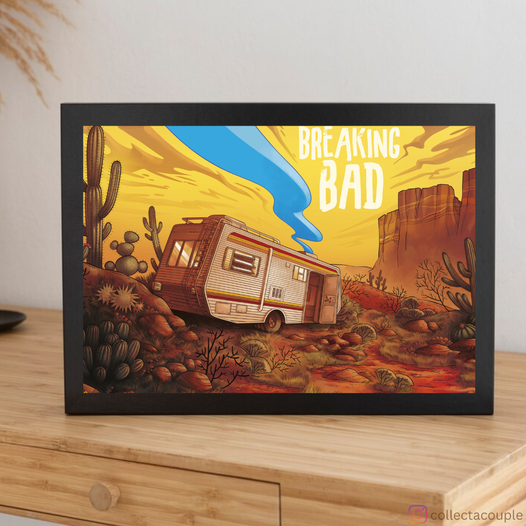 Breaking Bad: Illustrated Van Framed Poster