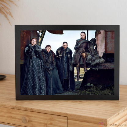 Game of Thrones: Stark Siblings Framed Poster