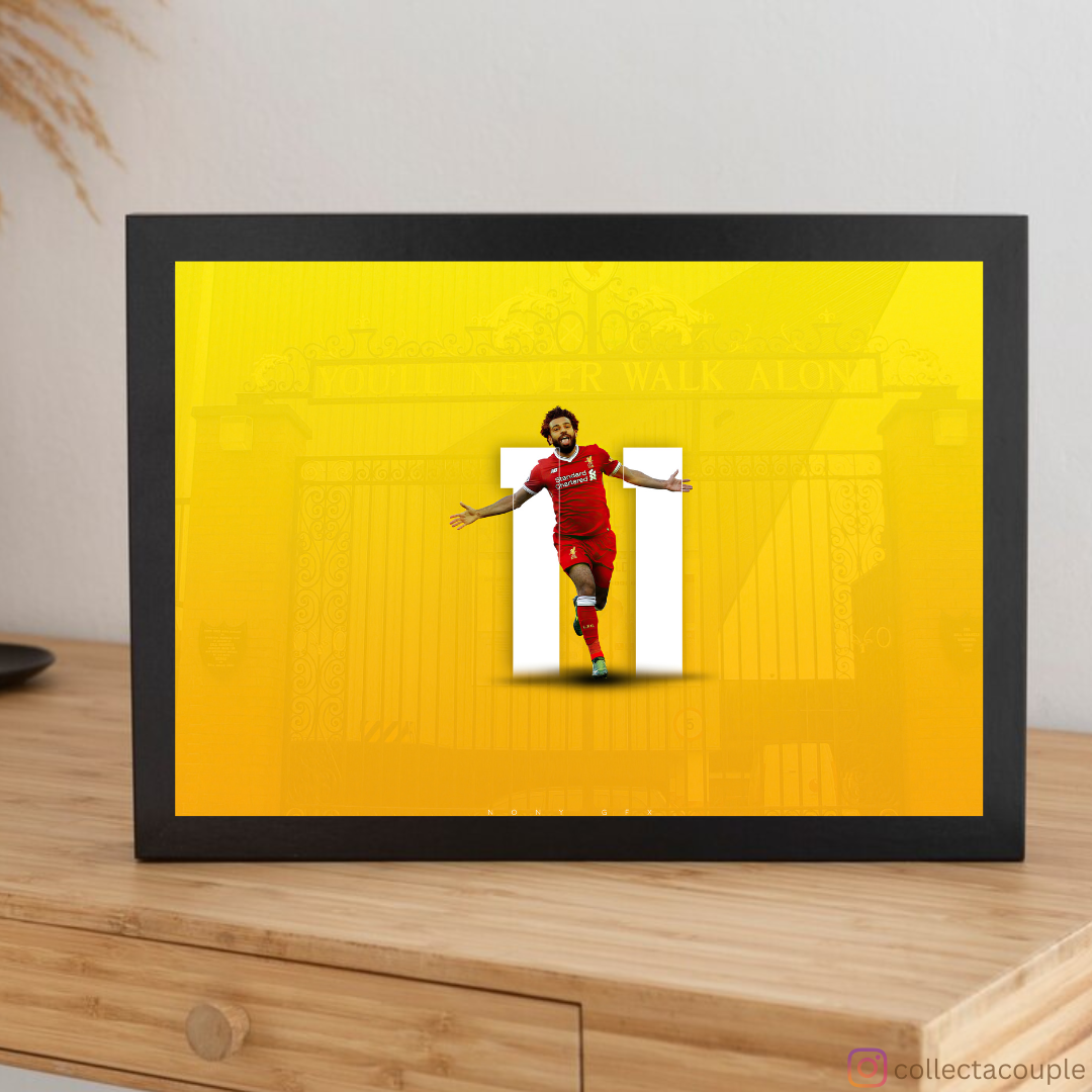Liverpool: Mohamed Salah Framed Poster