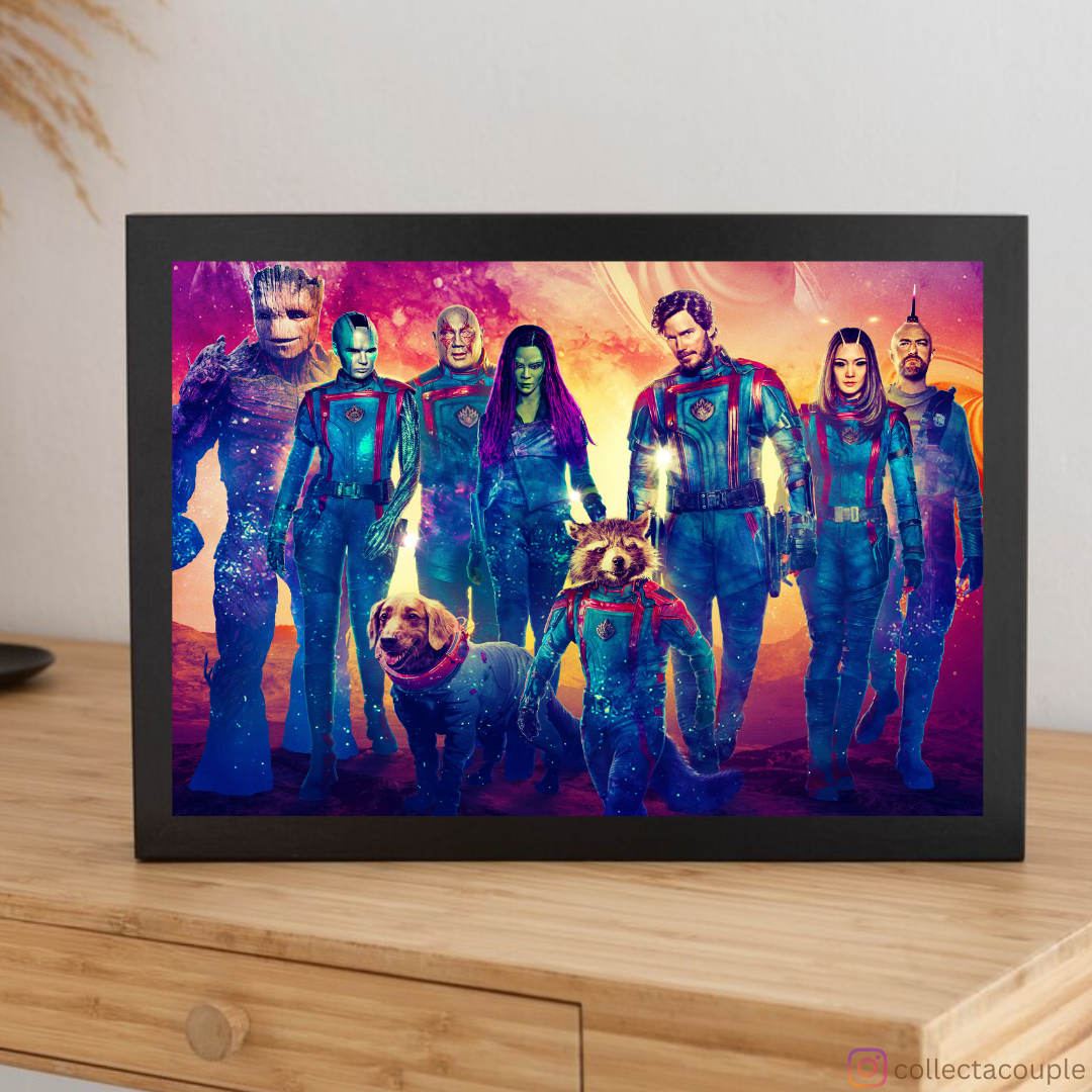 Guardians of The Galaxy: Cast Framed Poster