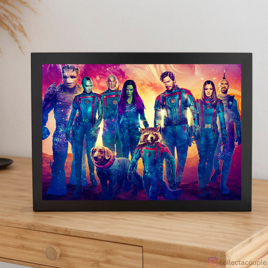 Guardians of The Galaxy: Cast Framed Poster