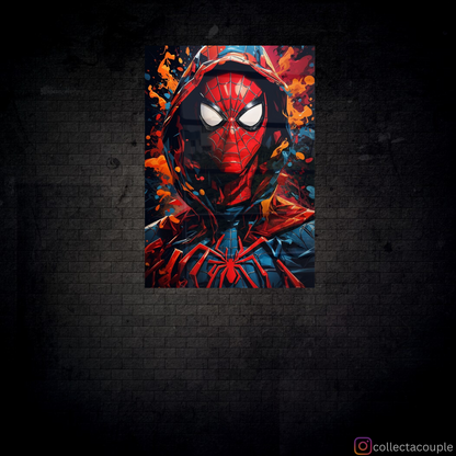 Spiderman: Colourful Acrylic Poster